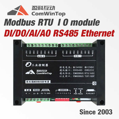 China Hutschiene, die Modul-analog-digitales Input/Output SCADA Modbus RTU IO anbringt fournisseur