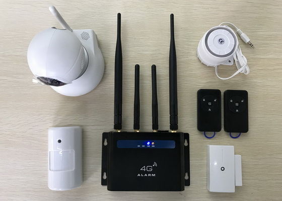 China Wifi-Kamera-drahtlose Alarmanlage, intelligente Detektor-inländisches Wertpapier-Warnung LTE DIY fournisseur